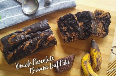 Double Chocolate Banana Loaf Cake Recipe | A twist on the Classic Banana Bread