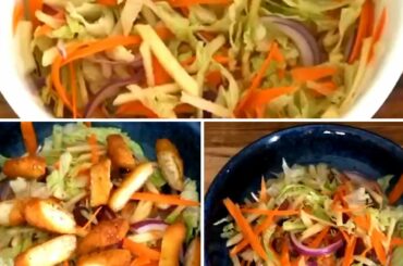 Apple crisp nuggets salad recipe