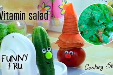 Vitamin Dance Salad. Simple recipes. Funny videos. How To Cook . Healthy Breakfast Ideas