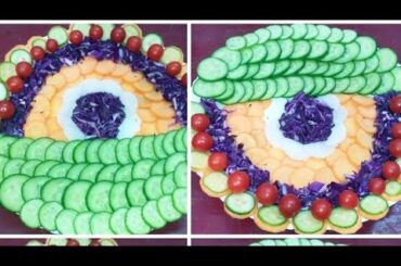 UNIQUE SALAD DECORATION IDEAS FOR LUNCH |DINNER | neelam ki recipes