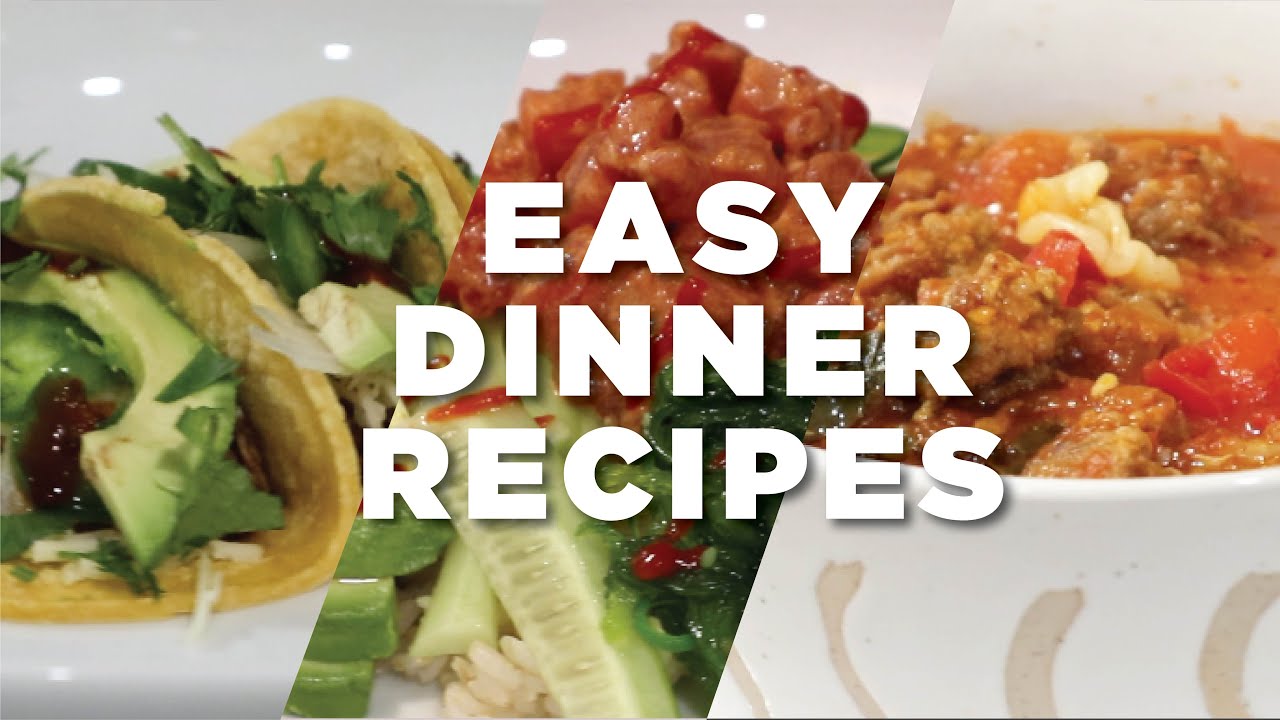 LET'S COOK // Easy Dinner Recipes LET'S COOK // Easy Dinner Recipes