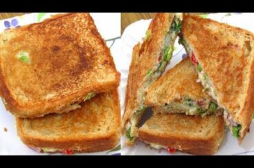 बिना गैस जलाये मिनटों में बनाएं ये Weight Loss Sandwich Recipe | सबसे आसान तरीका