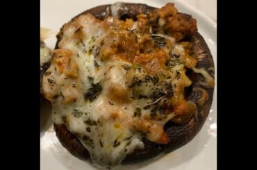 Keto diet low carb mushroom and ground beef meal dinner easy healthy quick