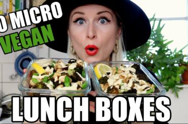 NO MICROWAVE - VEGAN LUNCHBOXES (plant based easy meal prep)