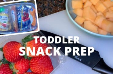MEAL PREPPING TODDLER SNACKS | SNACK IDEAS! || AMY JACKSON