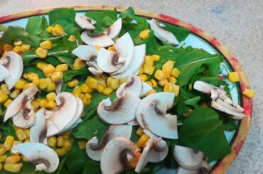 How to make Jarjeer salad(Arugula)with balsamic vinaigrette/Arugula healthy salad recipe