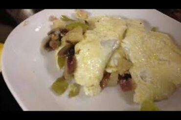 Easy, Healthy vegetarian fresh egg whites Omelette