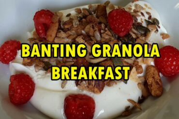 Banting Granola Recipe | Healthy Breakfast Idea | Low Carb Lifestyle | Real Food