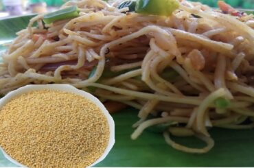 Healthy Kuthiraivali Veg Noodles Recipe in Tamil | Millet Noodles | Barnyard Millet Noodles