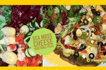 SEA MOSS CHEESE + HEALTHY VEGAN PIZZA RECIPE