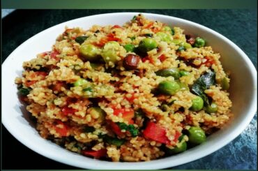 खिला खिला दलिया उपमा बनाने की रेसिपी | Dalia Upma Recipe | Healthy Breakfast Recipe| Tasty&Delicious