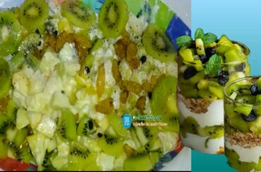 Dahi Wala Fruit | Flavored Dahi Salad  | #FRUITPARFAIT TASTY and SIMPLE RECIPE
