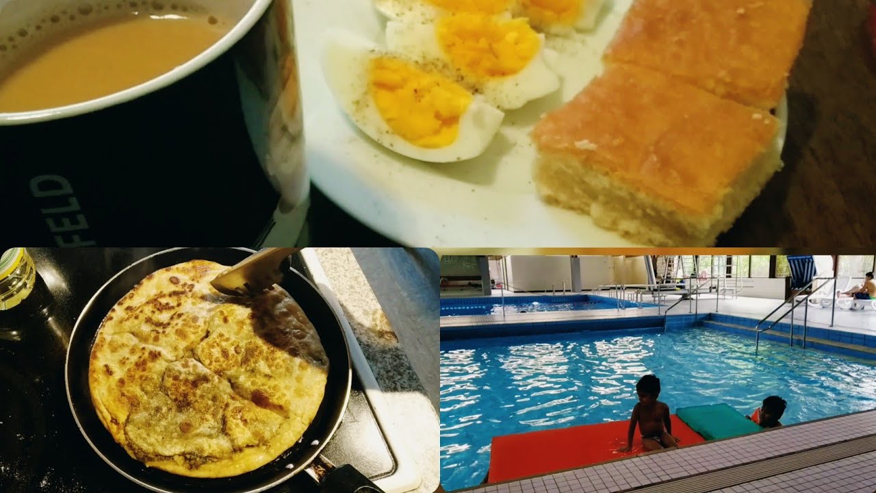 My breakfast Routine | Palak daal Paratha | Outing with Kids | Swimming with family My breakfast Routine | Palak daal Paratha | Outing with Kids | Swimming with family