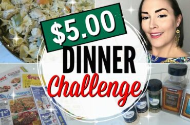 FAMILY MEAL FOR UNDER $5.00 ● FIVE DOLLAR DINNER CHALLENGE IDEAS ● ZAYCON CHICKEN + PEPPER RECIPE ●