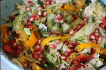 Healthy Salad - Pomegranate Drops