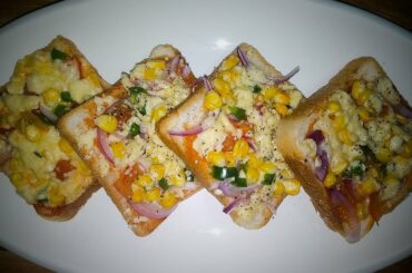 மாலை நேர சிற்றுண்டி பிரெட் பீட்சா/bread pizza/kids snack recipes