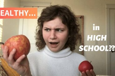 What I Eat in a Day as a HEALTHY TEEN // Balanced school + work meal ideas!!