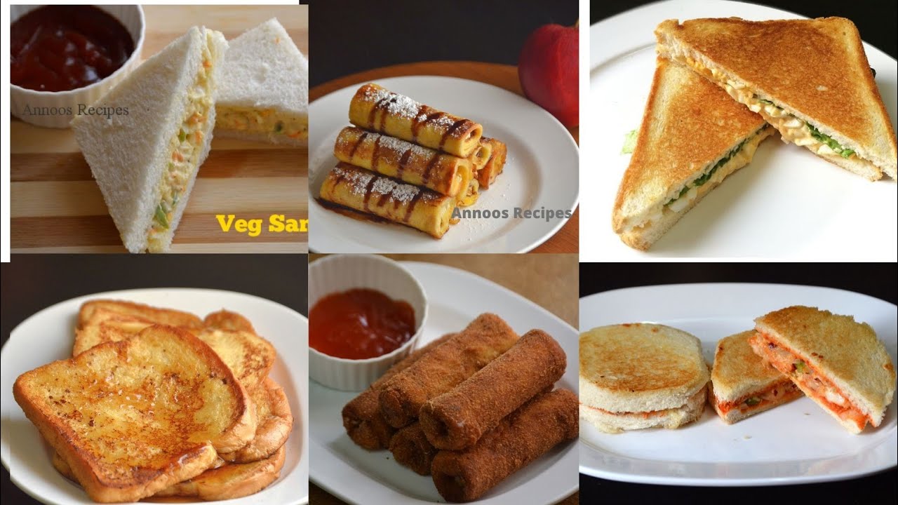 6 Easy Breakfast Recipes With Bread/ബ്രെഡ് ഉപയോഗിച്ചു തയ്യാറാക്കാവുന്ന 6 ബ്രേക്ഫാസ്റ് റെസിപ്പികൾ 6 Easy Breakfast Recipes With Bread/ബ്രെഡ് ഉപയോഗിച്ചു തയ്യാറാക്കാവുന്ന 6 ബ്രേക്ഫാസ്റ് റെസിപ്പികൾ