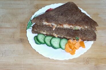tiffin box recipe😋/bread sandwich