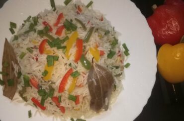Health and easy lunch/dinner ll Bell papper rice