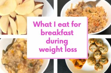 Indian Weight-Loss Breakfast Ideas || 5 Simple and Healthy recipes for easy #weightloss ||#tamilvlog