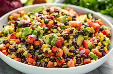 How to Make Simple Black Bean and Corn Salad