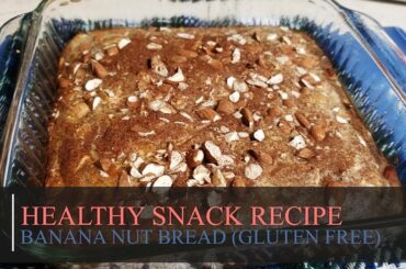BANANA Nut Bread - Healthy Gluten Free Recipe with Algae Oil