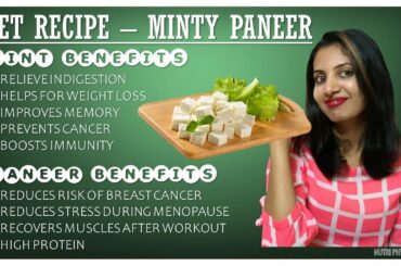MINTY PANEER | DIET (FOR WEIGHT LOSS) RECIPE