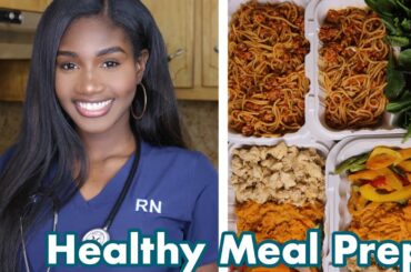 Healthy Meal Prep For The Busy Nurse/Nursing Student