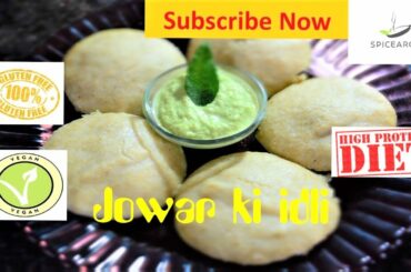 Weight Loss Recipe - Jowar Idli - Steamed and Gluten free Sorghum Cakes