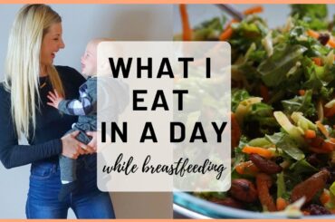 WHAT I EAT IN A DAY WHILE BREASTFEEDING | HEALTHY + AFFORDABLE MEALS | ERIN'S HOME