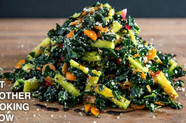 my QUICK PANTRY KALE SALAD recipe