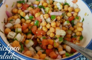 Chickpea Salad Recipe | Healthy Chickpea Salad For WeightLoss by Food & Passion