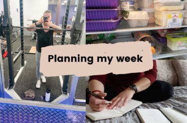 PLANNING MY WEEK of healthy meals and workouts | Day In a Life VLOG