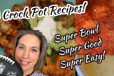 Super Bowl 2020 🏈 | Game Day Snack Ideas 💡 | Crockpot Appetizers