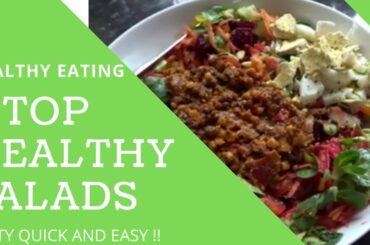 My Top 5 Healthy Salads | Healthy Eating | Making salads | What To Put In a Salad
