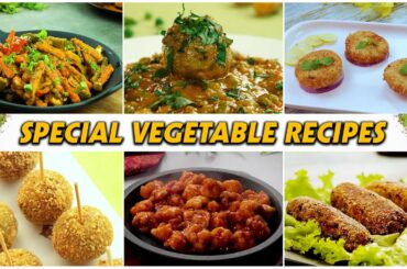 6 Vegetable Recipes | Vegetarian Dinner Recipes | Veg Recipes |  By SooperChef