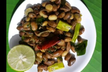 #Evening snack Recipe అనపగింజల ఫ్రై/Anapa ginjala fry #Healthy recipe