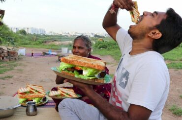 Cheesy Veg sandwich Recipe || How to Make Sandwich at Home || Breakfast Recipes || Desi Kitchen
