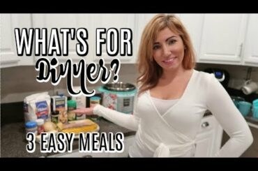 WHAT'S FOR DINNER | EASY WEEKNIGHT MEALS | JENNIFER LYNN