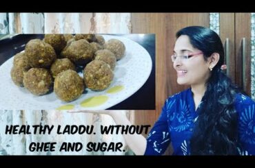 Healthy Peanut and Makhana Laddu without Ghee and Sugar #Kids Recipe #Spitiko By Aparna Reddy.