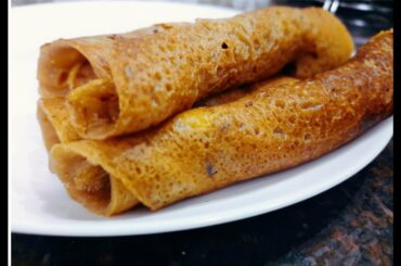 10 മിനുറ്റിൽ  തയ്യാറാക്കാം രുചിയൂറും സ്വീറ്റ് ദോശ || Instant Sweet Dosa For Teatime/Evening Snack