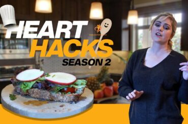 Easy Low Calorie Heart Healthy Lunch - Heart Hack Season 2 Episode 4 - Cholestero-Low