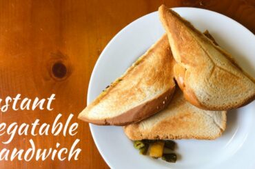 Vegetable Sandwich in 5 minutes | Leftover Vegetable sandwich | Instant Vegetable sandwich