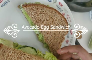 Avocado Egg Sandwich / வெண்ணெய் பழம் மற்றும் முட்டை சாண்ட்விச்
