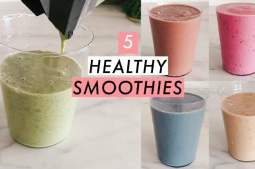 5 Quick & Healthy Smoothie Recipes for Breakfast 🍓🍌
