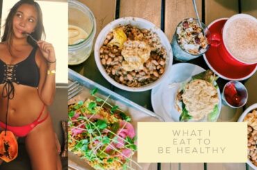 What I Eat to be Healthy ft. my food catching on fire