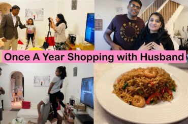 Once A Year Shopping with Hubby | Prawn Noodles | Simple Dinner Recipe