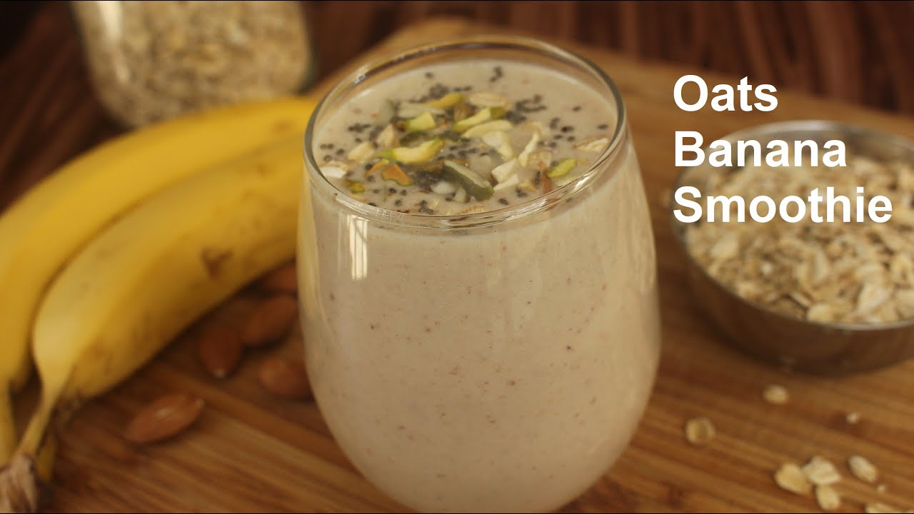 Oats banana smoothie | Healthy breakfast recipe Oats banana smoothie | Healthy breakfast recipe