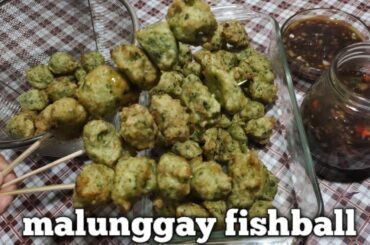 Homemade malunggay fishball | healthy recipe